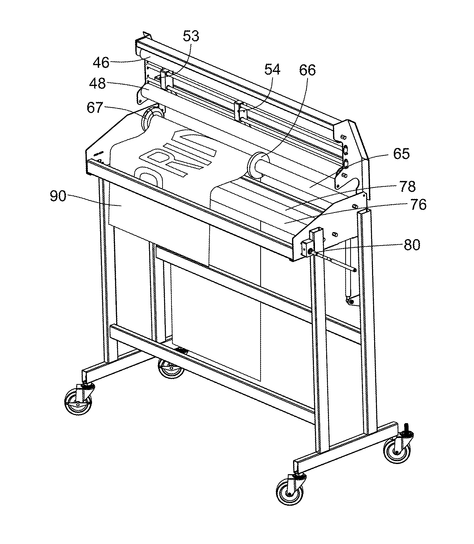 Banner trimming machine