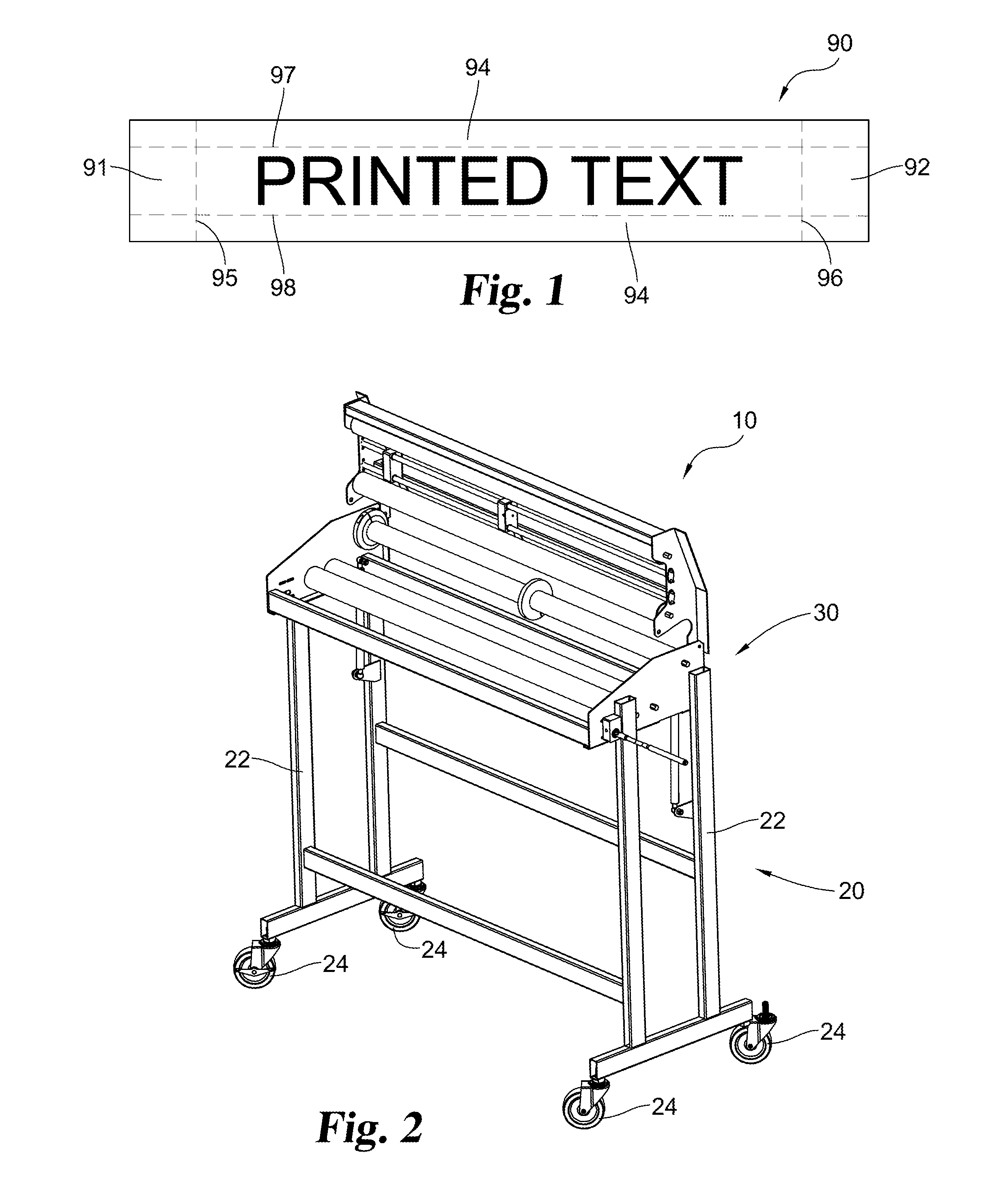 Banner trimming machine