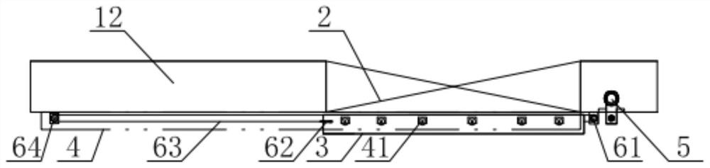 Small waterplane double-hull or multi-hull ship sea well opening and closing device and using method thereof