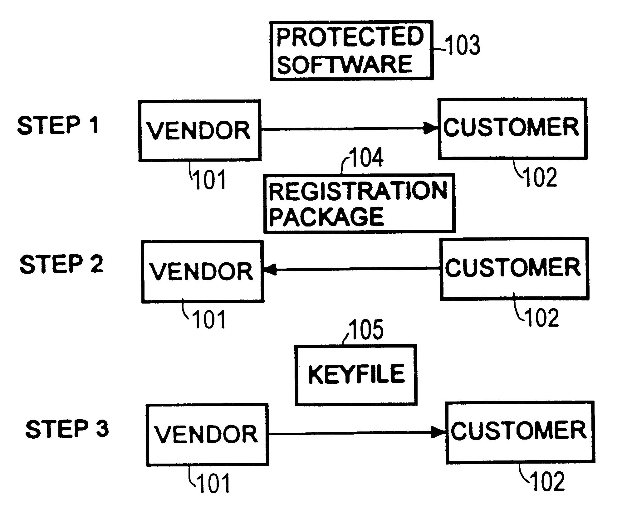 Computer system for protecting software and a method for protecting software