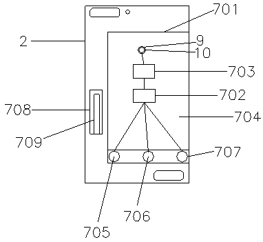 Multifunctional flip phone shell and working principle thereof