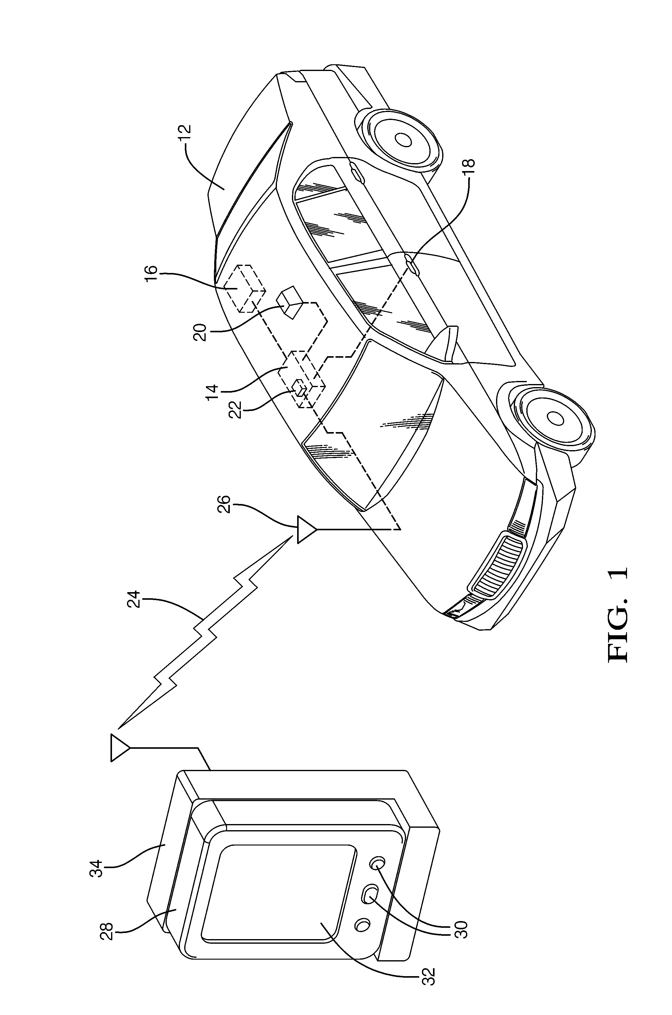 Medium range vehicle communication system