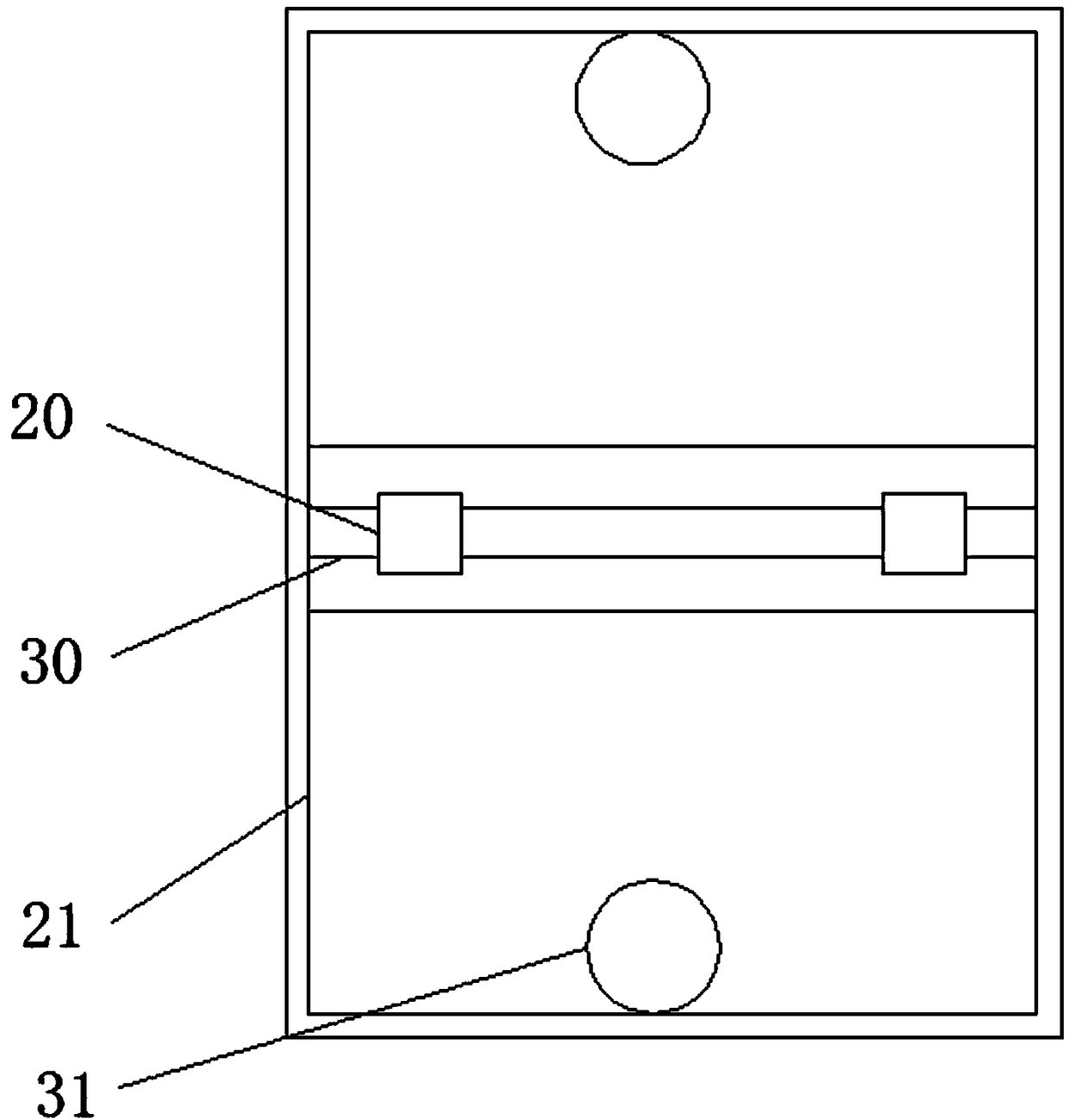 Good-vibration-reducing-performance fixing device for architectural engineering construction equipment