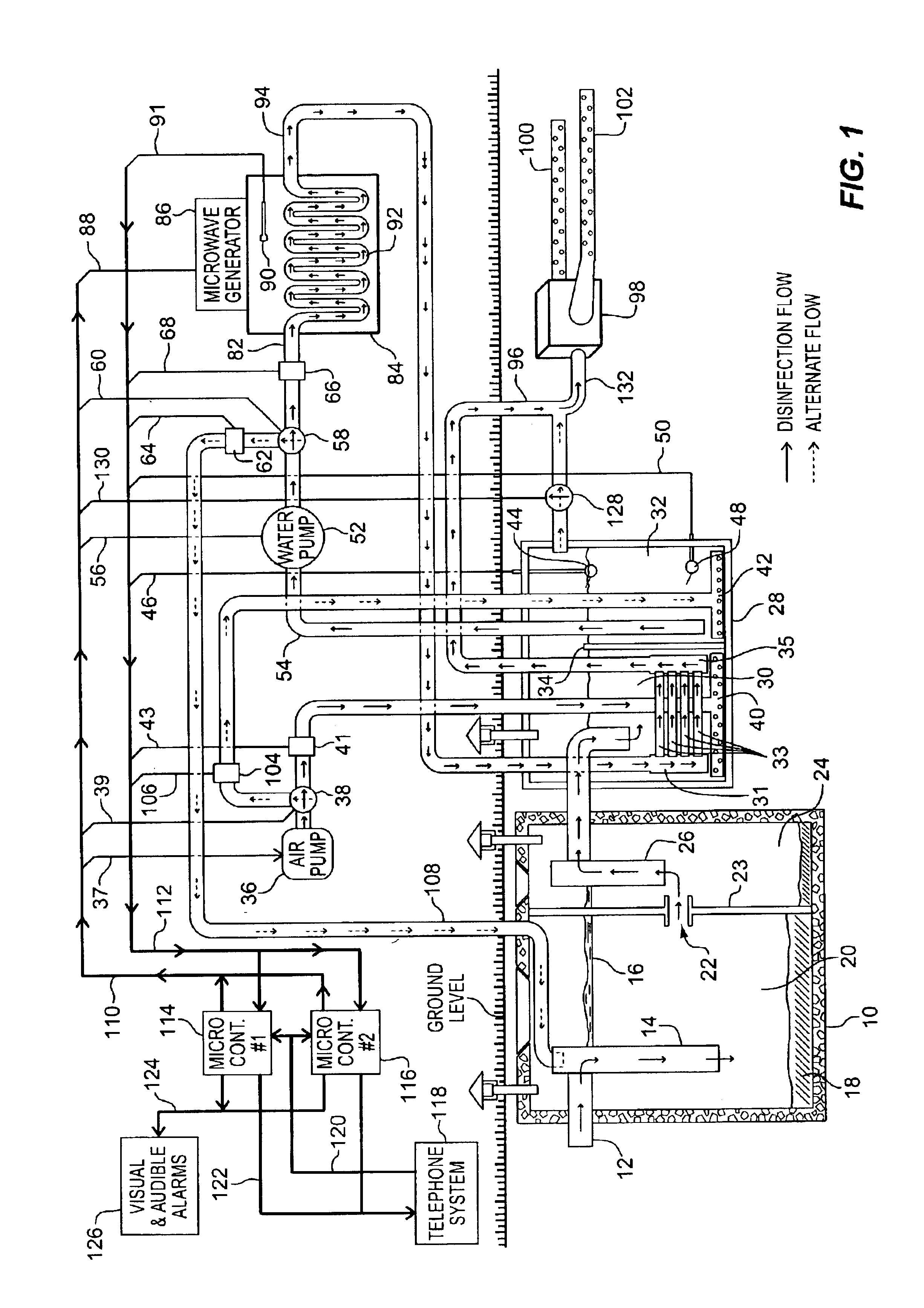 Automated, self-contained, home sewage treatment system