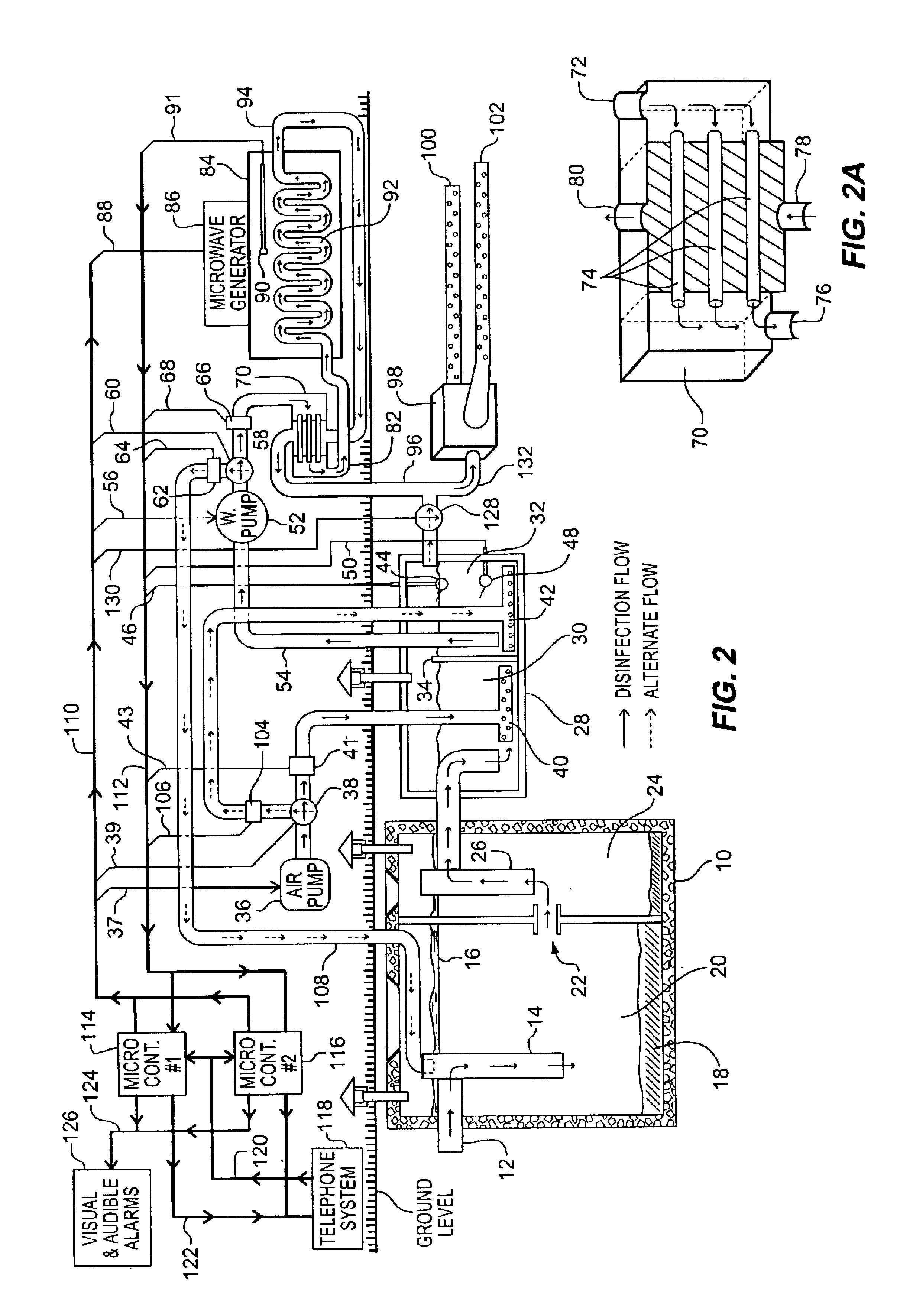 Automated, self-contained, home sewage treatment system