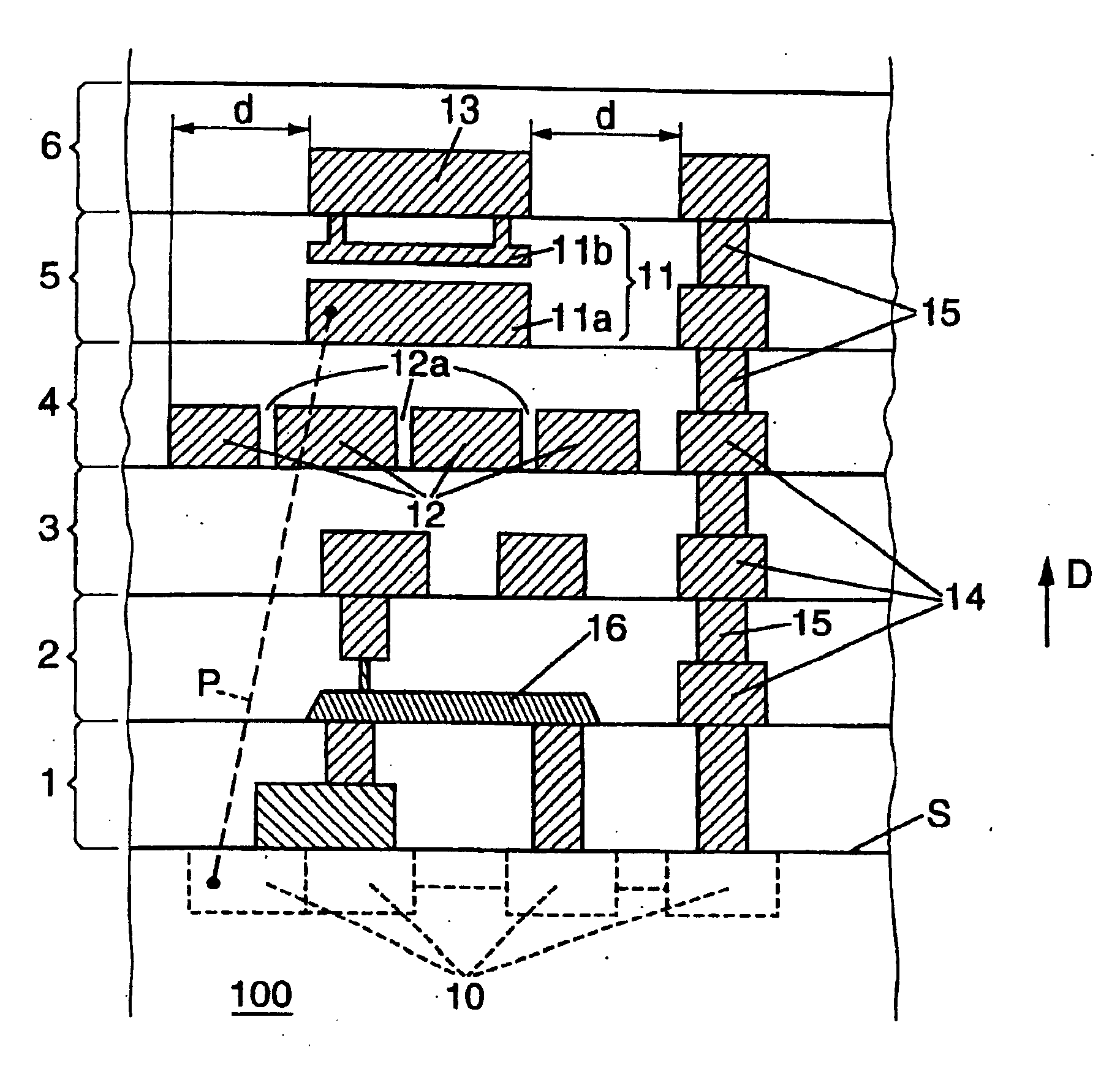 Circuit comprising a capacitor and at least one semiconductor component, and method for designing same