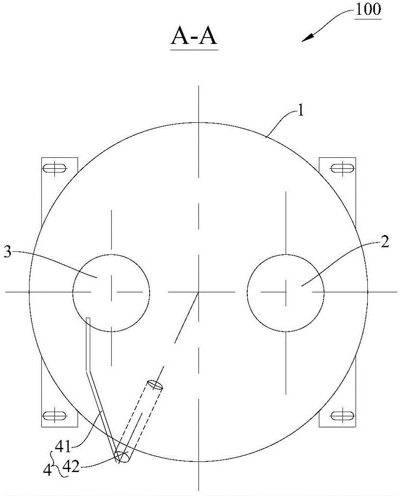 Vapour liquid separator for heat pump system