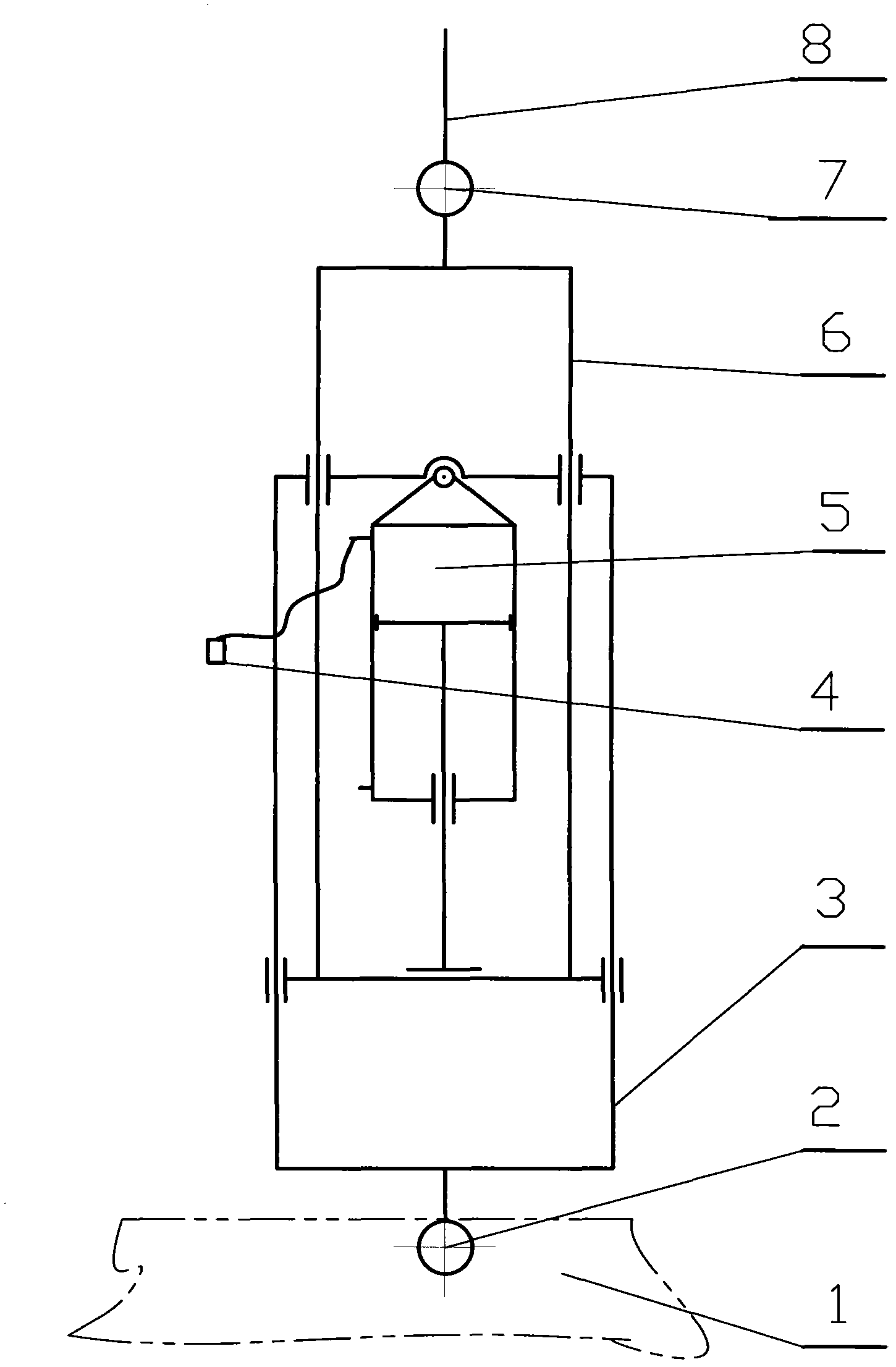 Steel can track brake