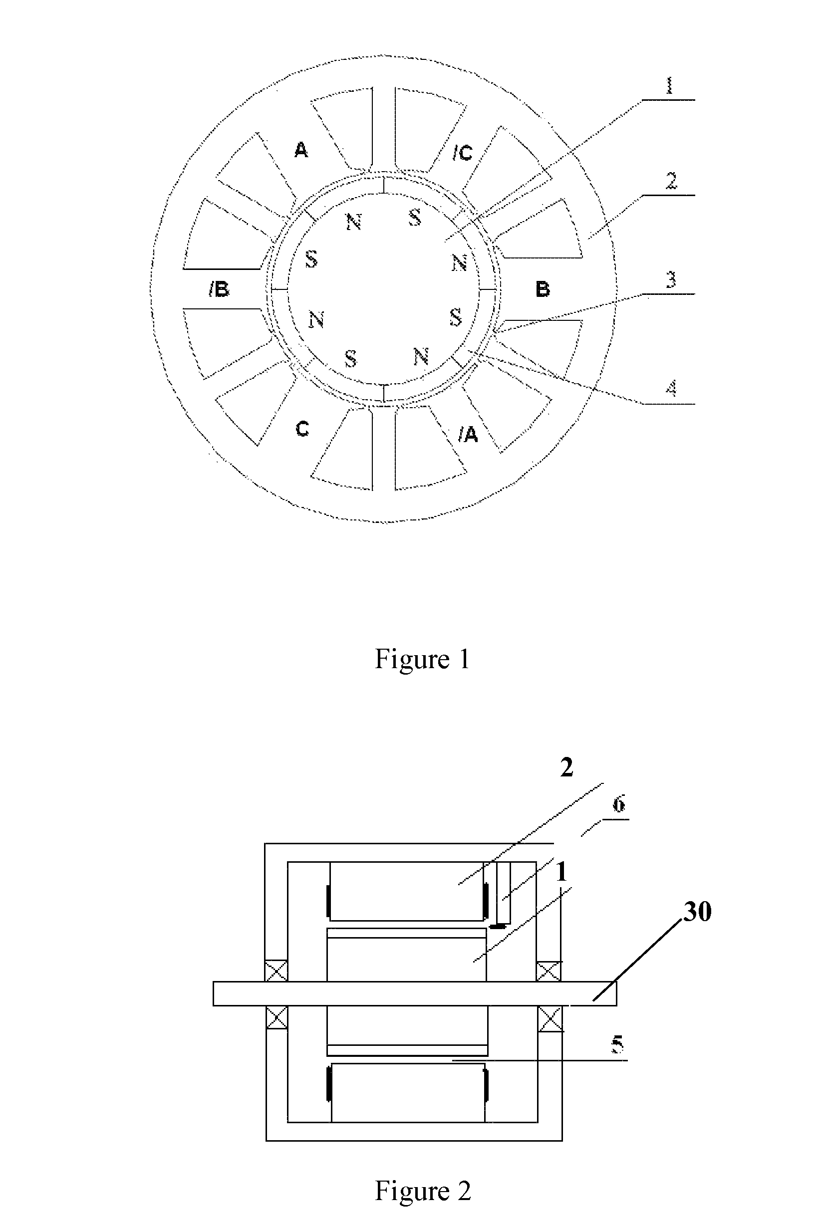 Three-phase square-wave permanent magnet brushless DC motor