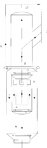 Equipment and method for degassing regenerated catalyst