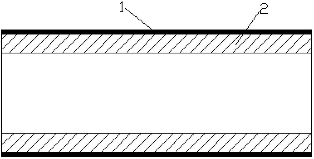 Coating damping cutter rod and damping testing method thereof