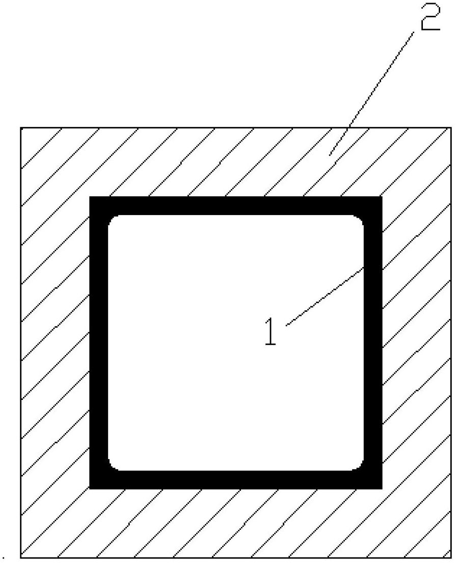 Coating damping cutter rod and damping testing method thereof