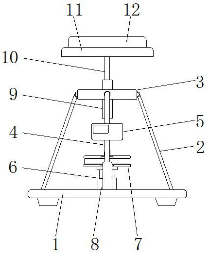 A weighing device for logistics sorting with uninterrupted transportation