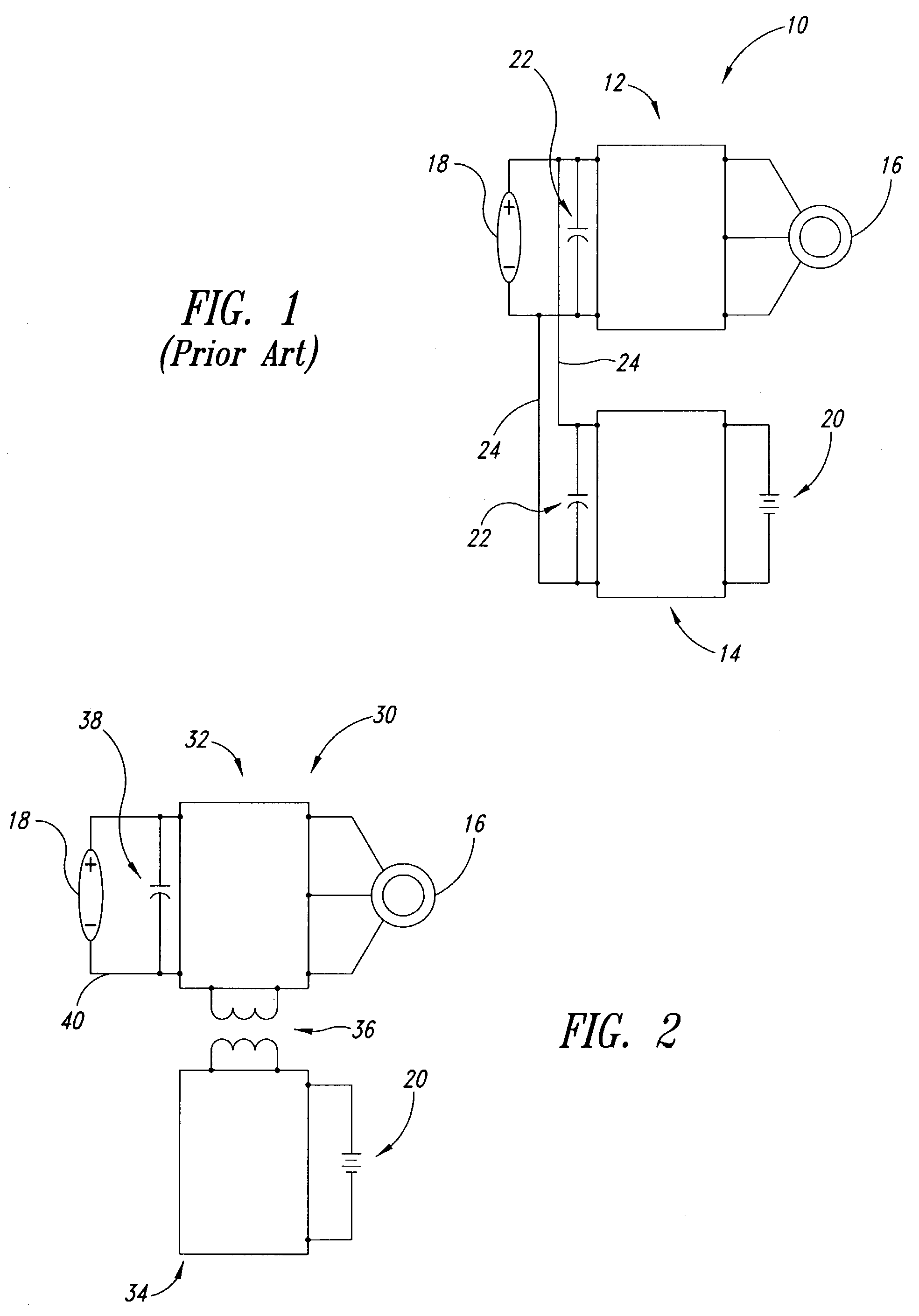 Integrated traction inverter module and DC/DC converter