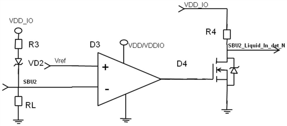 Interface foreign matter detection circuit, charger and terminal equipment