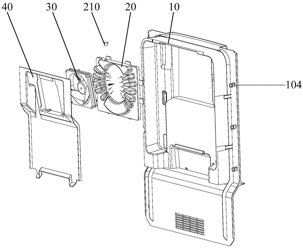 Air flue assembly and refrigerator