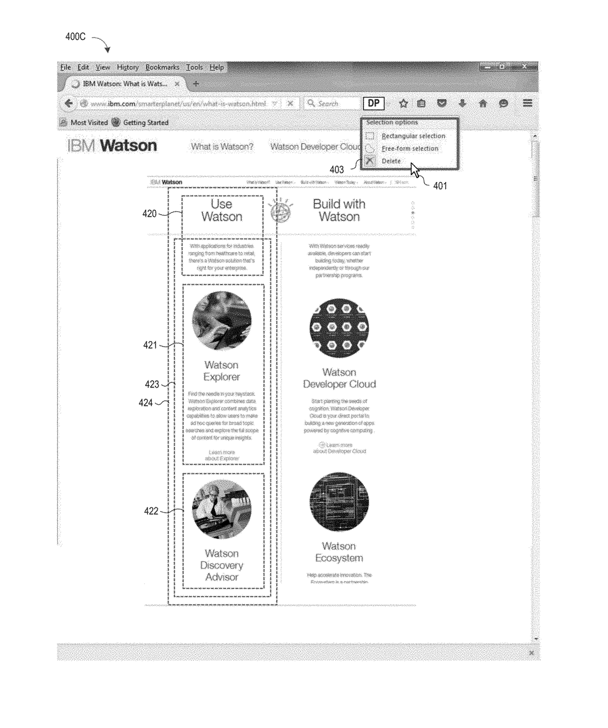 Plugin tool for collecting user generated document segmentation feedback