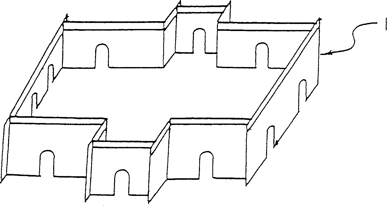 Blanking mould and manufacturing method thereof