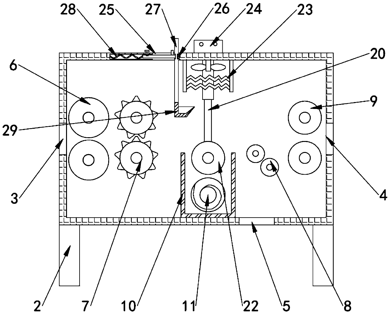 Single face corrugating machine