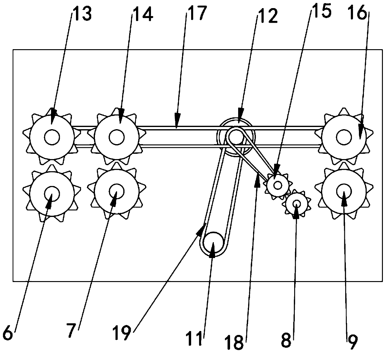 Single face corrugating machine