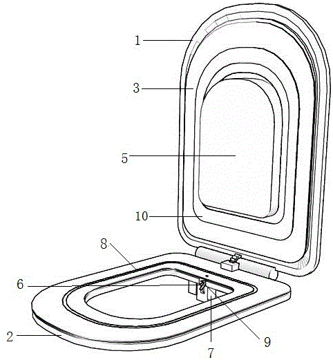 Automatic paster toilet seat cover