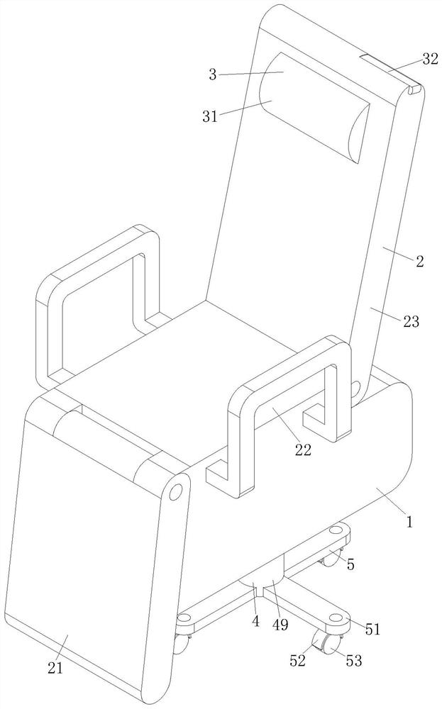 Office chair suite convenient for rest