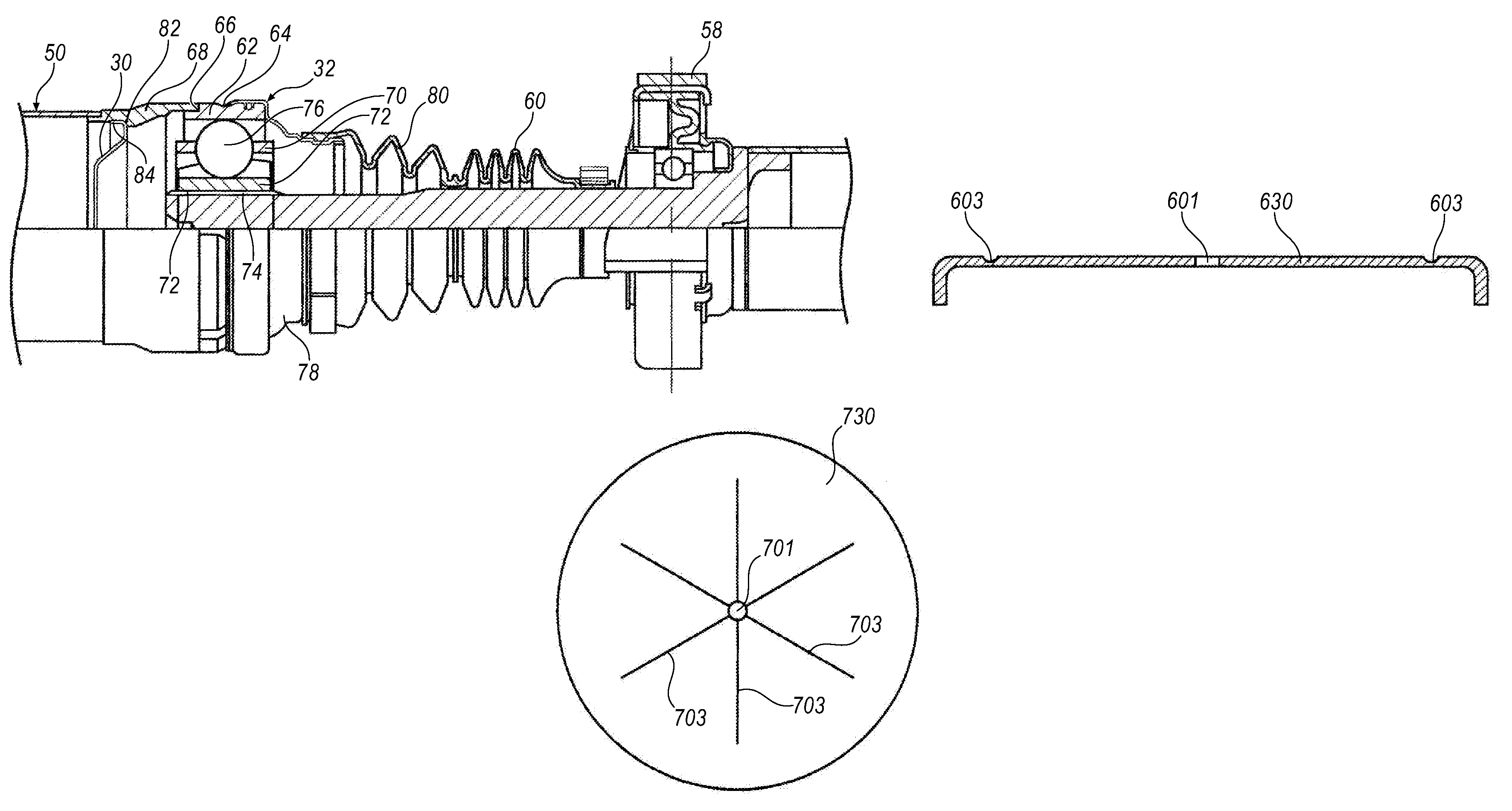 Grease cap for a constant velocity joint