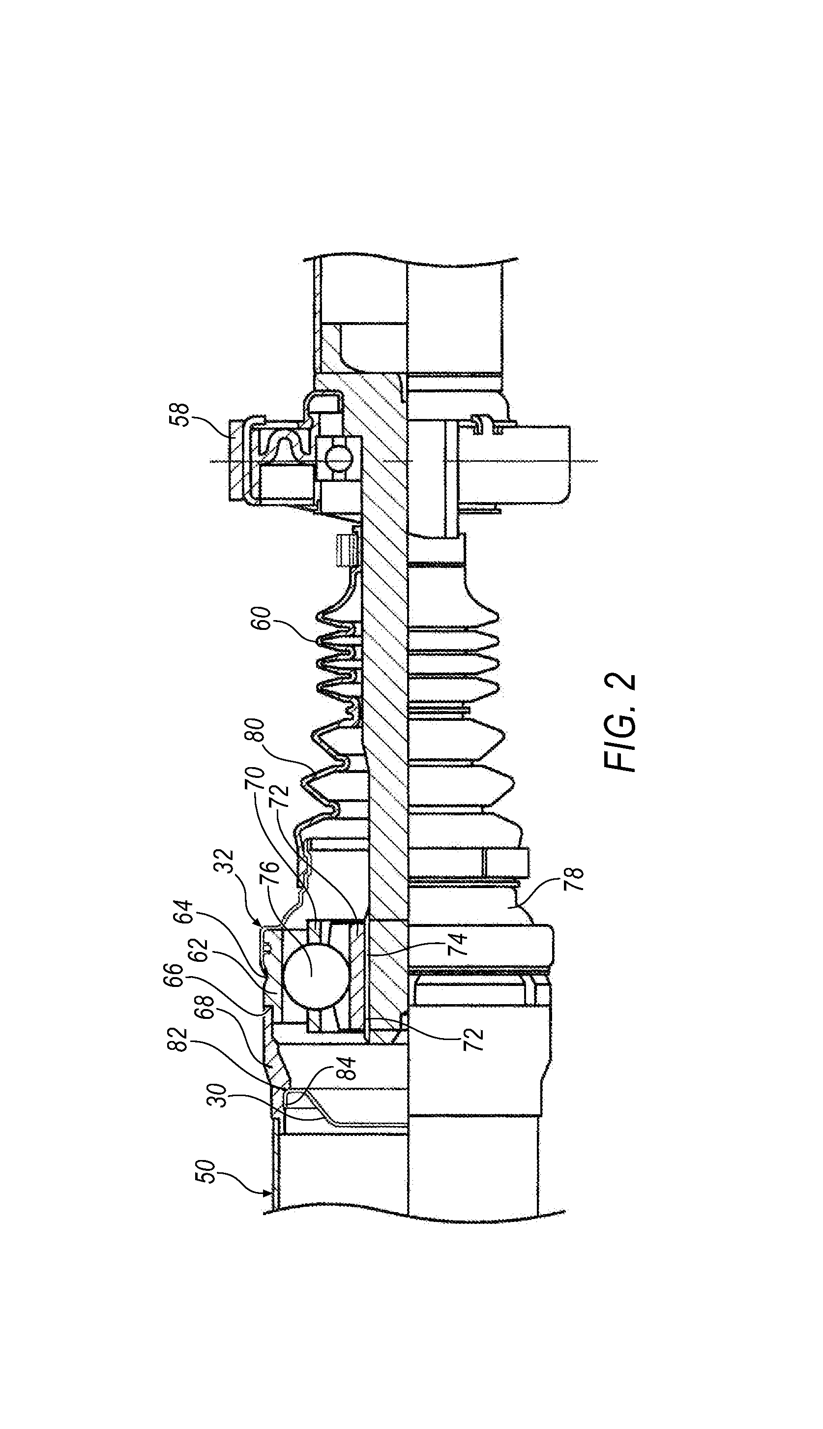 Grease cap for a constant velocity joint