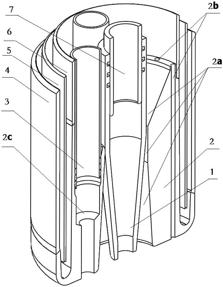 Ring groove coherent jet nozzle structure