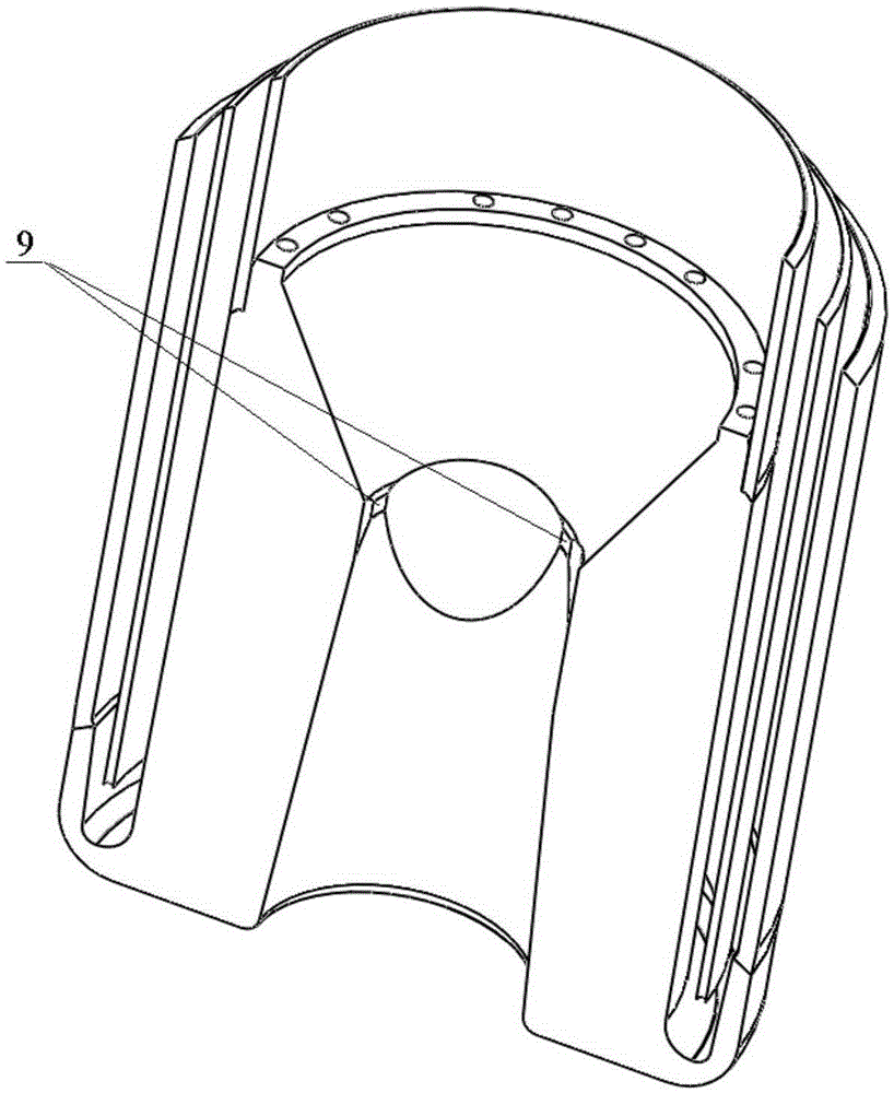 Ring groove coherent jet nozzle structure