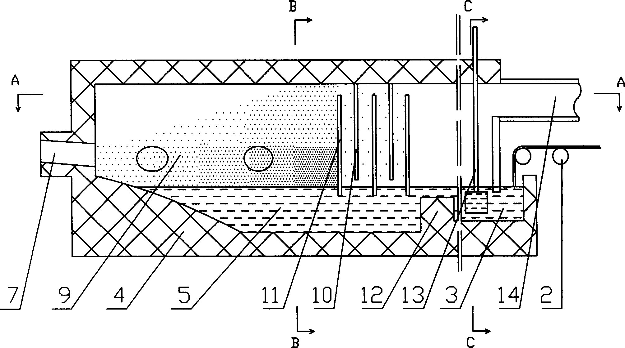 Full premixed combustion smelting method and smelting furnace for producing glass using the method