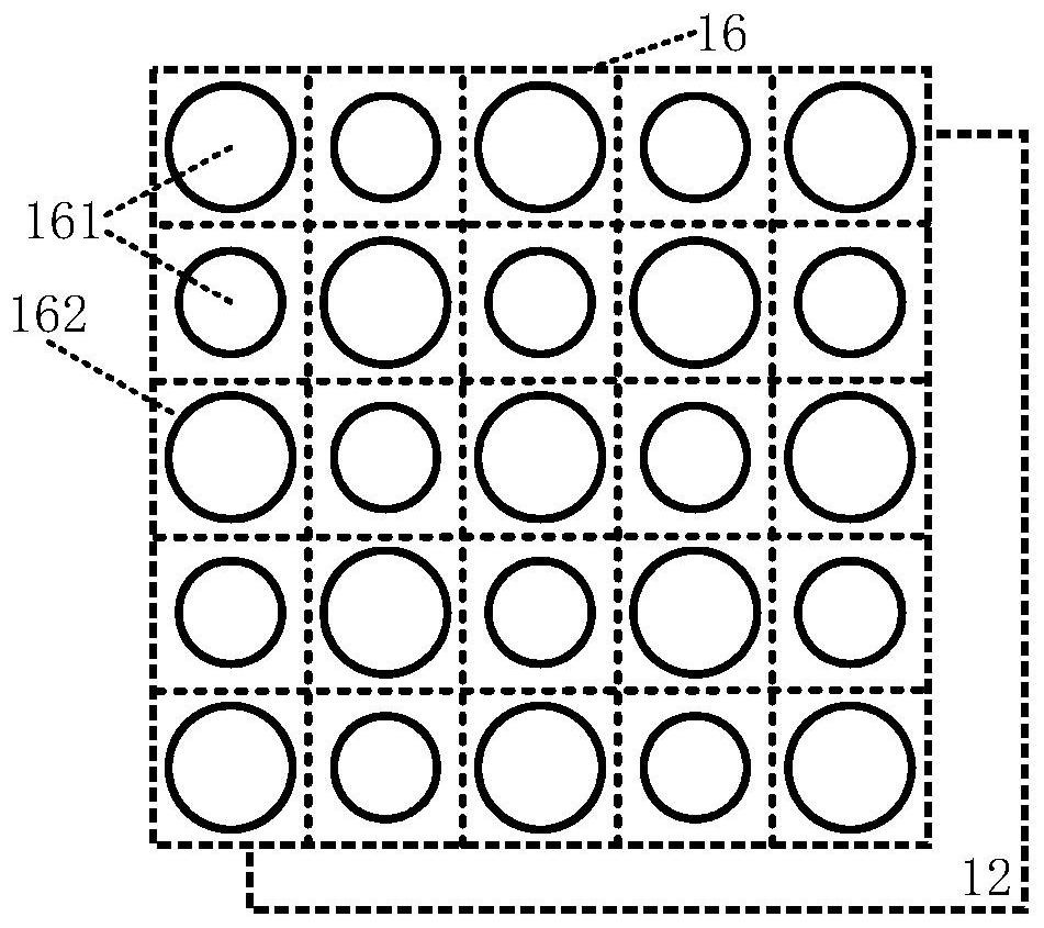 Liquid crystal micro-optical structure and liquid crystal-based electric dimming light field imaging detection chip