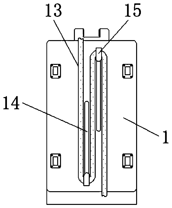 Whitewashing device for decorating wall surfaces at stairs of building