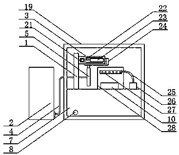 Gynecological examination apparatus cleaning device