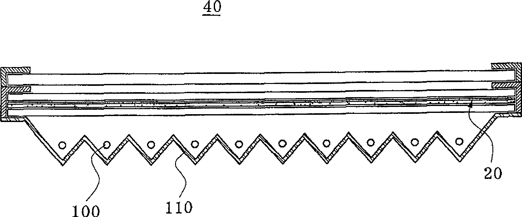 Light diffusion sheet for a display device