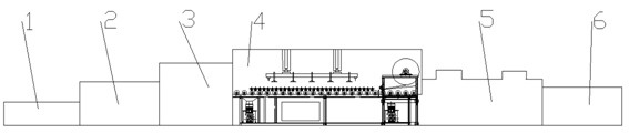 Full-automatic laminated glass production system and process thereof