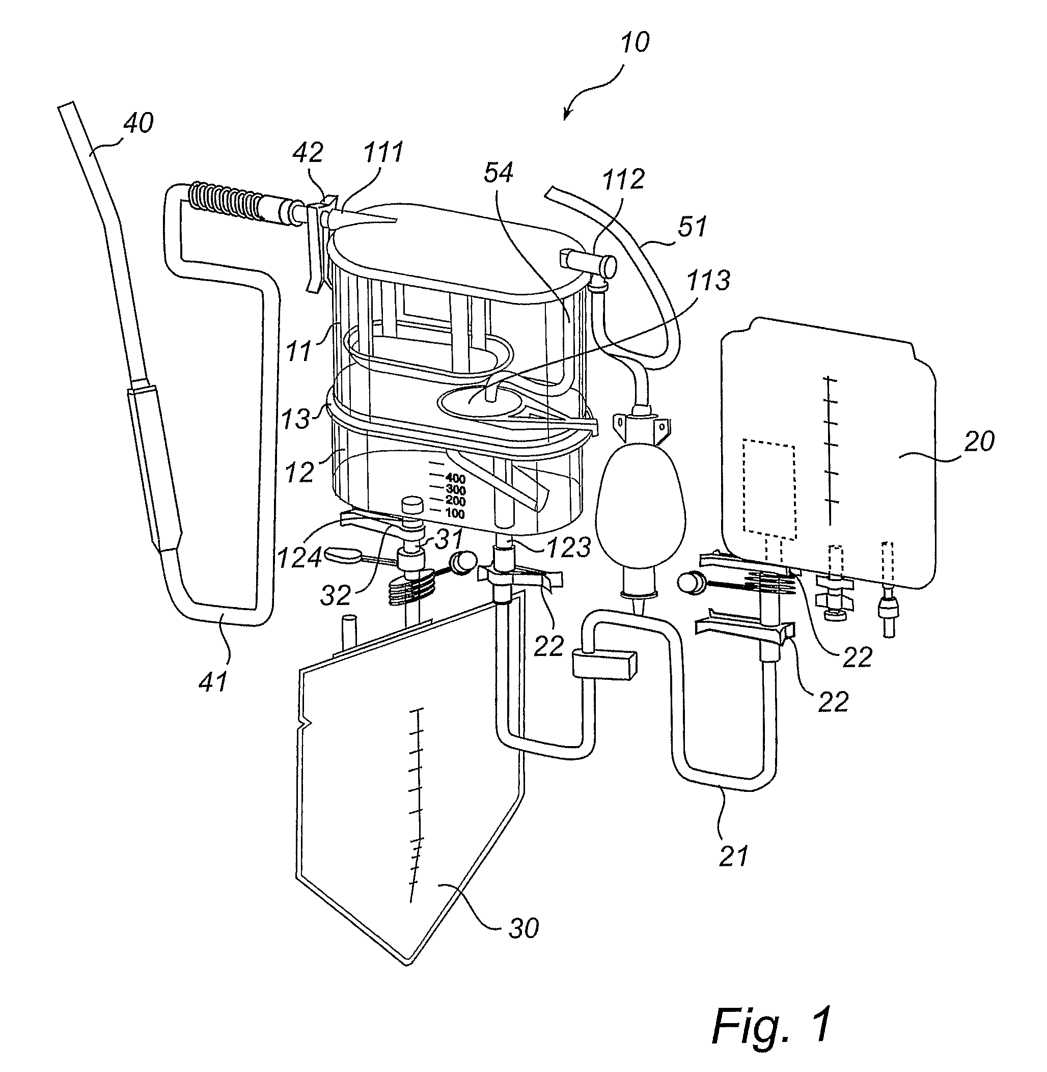 Method and apparatus for autotransfusion