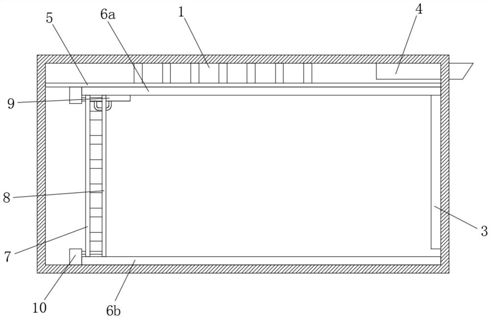 Prepackaging food transportation storage device