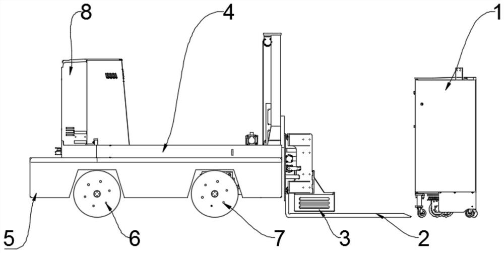 Carrying device, site transfer control method, electronic equipment and storage medium