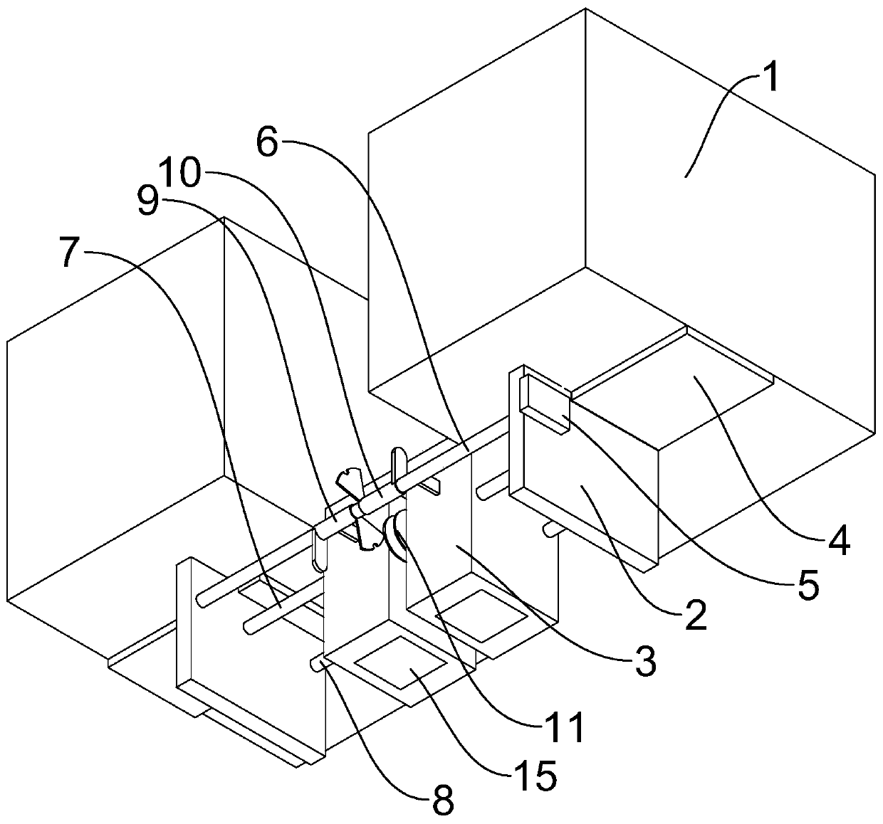 Interval batch liquid adding device