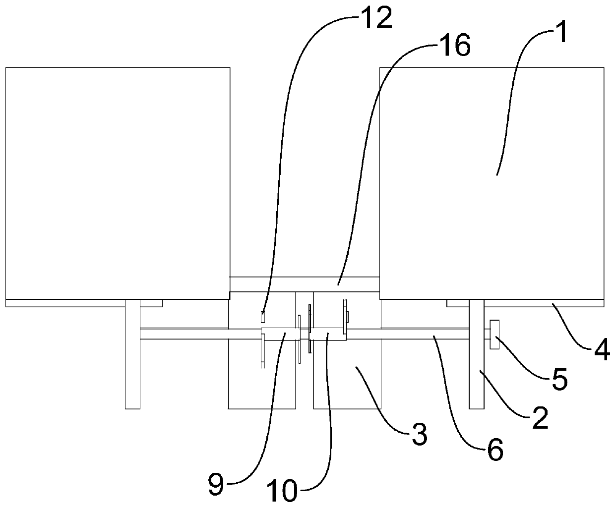 Interval batch liquid adding device