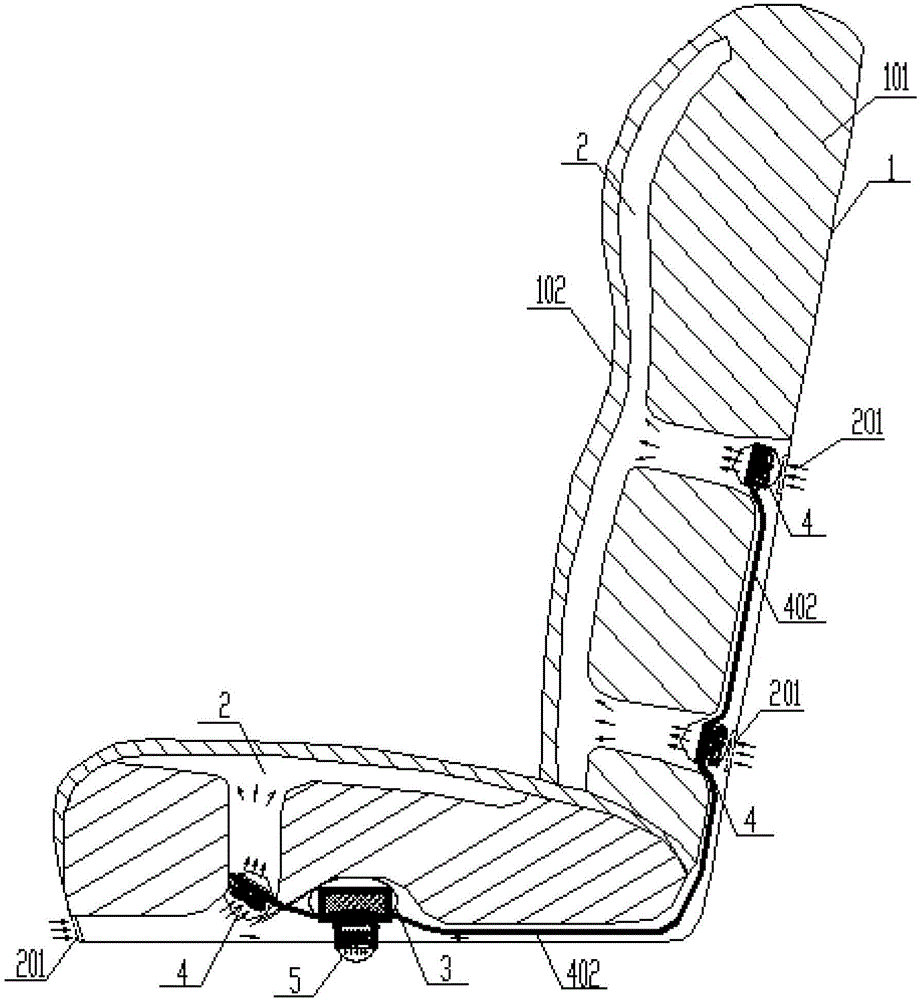 Temperature-maintaining automobile seat