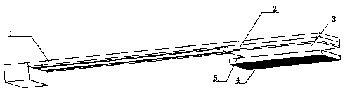 Friction energy collector and preparation method thereof