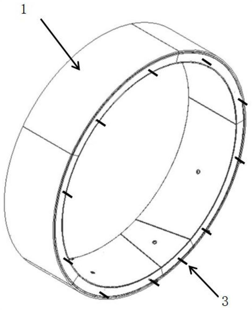 Sewage tunnel segment structure and construction method thereof