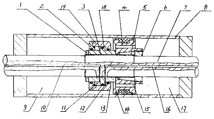 Internal circulation oil cylinder having built in logic valve