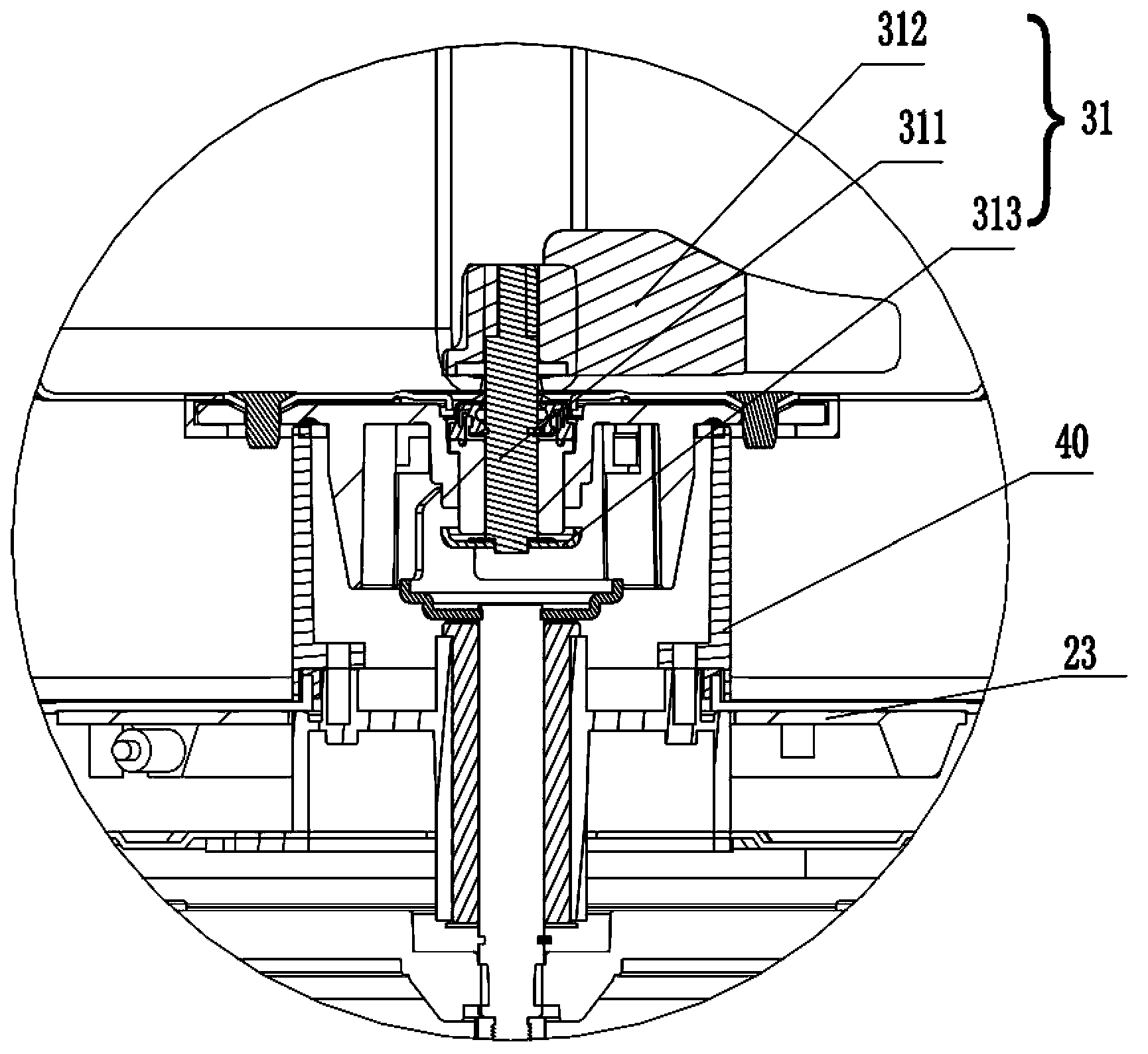 Full-automatic household steamed bun making machine