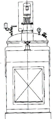 Vacuum unguent machine provided with efficient mixing system and meeting GMP requirements