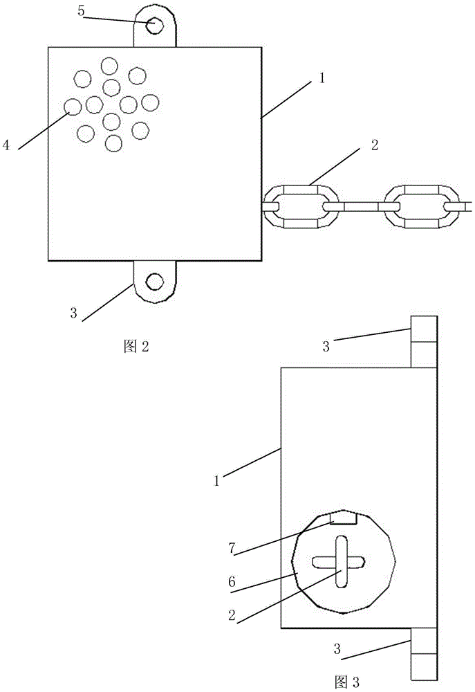 Antique guardrail with alarm box and manufacturing method thereof