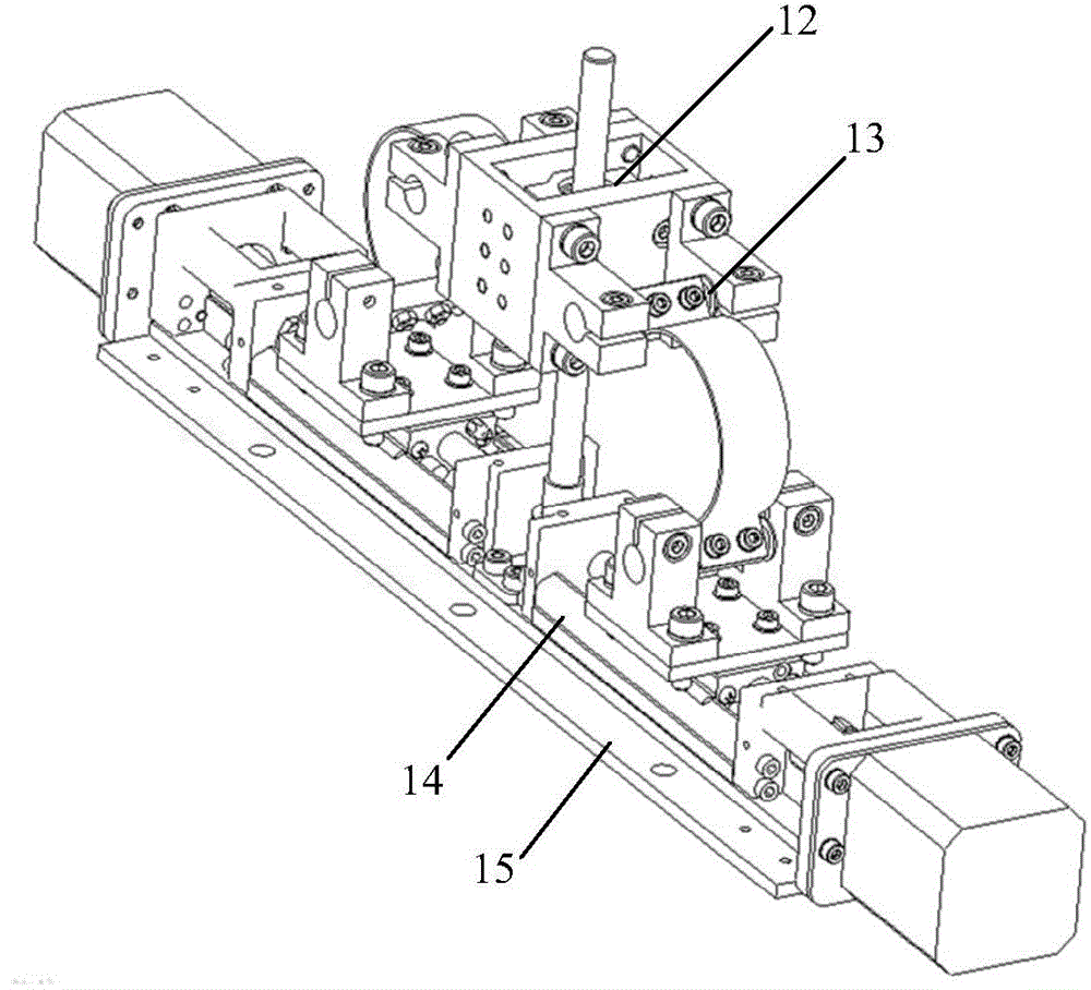 Mechanical frequency modulation type dynamic absorber for satellite flywheel