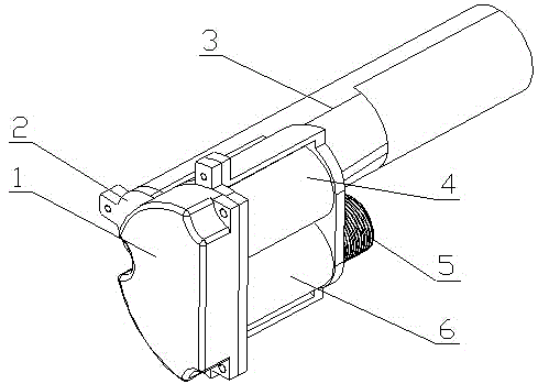 Portable harvesting holding mechanism of carthamus tinctorious harvester